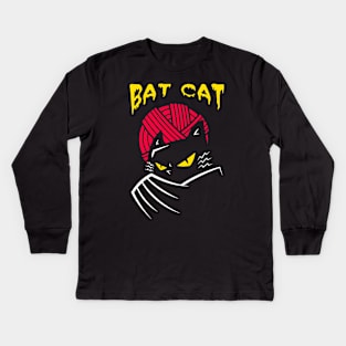 The Bat Cat Kids Long Sleeve T-Shirt